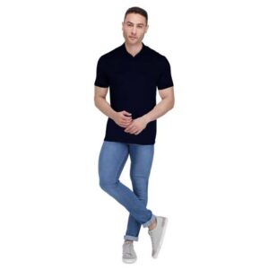 Collar Dryfit Tshirt Black