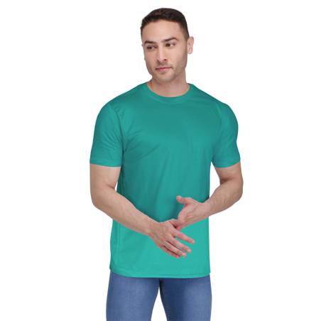 Round Neck Dry-Fit Tshirt Green